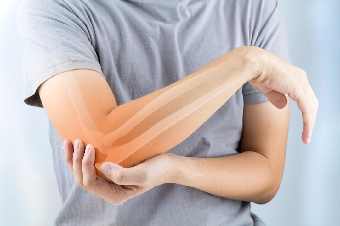 Elbow pain and treatment with Hondroine gel